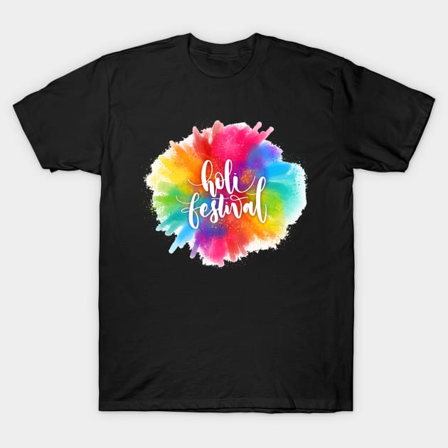 Holi Festival T-Shirt by Mako Design 